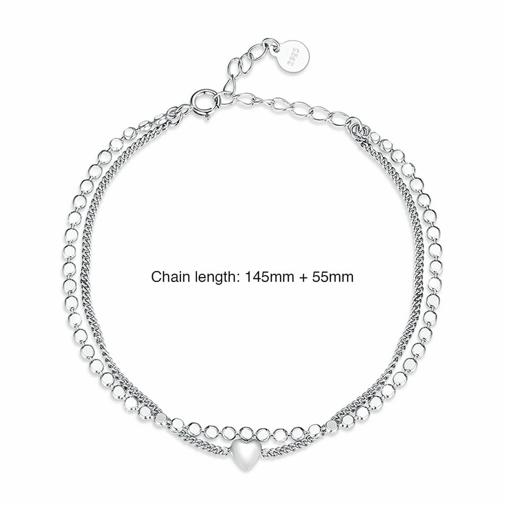 Brand Avenue 925 Silver Small Heart Pendant main image 1